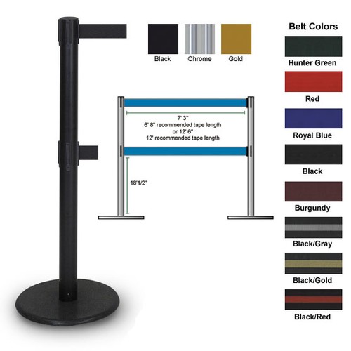 U.S. Bank Supply Double Tape Posts 1300 Series #USB1300 - Main Image