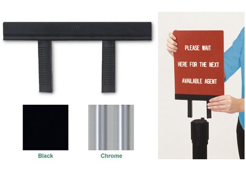 U.S. Bank Supply Aluminum Sign Brackets for Tape Posts #USB2500 - Main Image