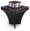 Four-Sided Curved Laminate Counter and Check Stands