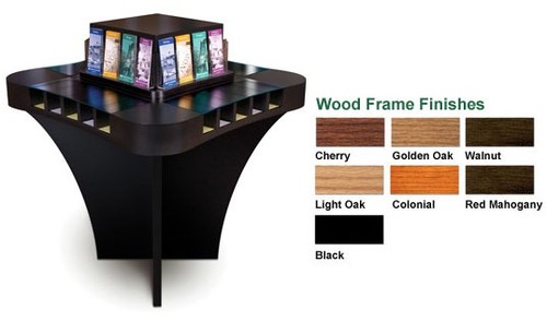 Four-Sided Curved Laminate Counter with 20 Compartments #DDEL05XH