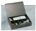 Low profile steel cash box