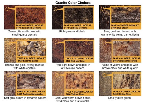 Granite Laminate Frame for Six 11