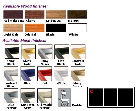 Quality Wood & Aluminum Frames for Three 11