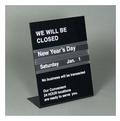 Signage, Perpetual Holiday Schedule Sign