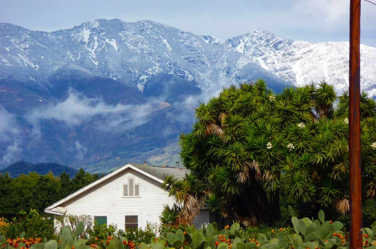 Topa Topa House and Snow