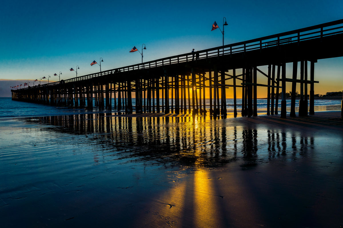 Pier at sunset