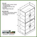 Collateral Locker, Two Compartments, 59-6/8