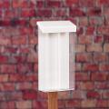 ONE POCKET EXTERIOR FORM DISPENSER WITH WHITE LID --HOLDS 4