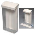 ONE POCKET EXTERIOR FORM DISPENSER WITH WHITE LID --HOLDS 4