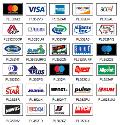 ATM CARD ACCEPTANCE SIGN FOR 8 SIGNS -- 2 WIDE, 4 HIGHT -- INCLUDES 8 SIGNS - Image 1