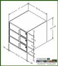 Single-Width Vault Interior Unit with 3 Teller Lockers - Image 2