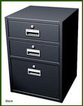 Sitting Height Teller Pedestal With 2 Drawers And 1 Legal File Drawer - Image 2