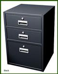 Sitting Height Teller Pedestal With 2 Locking Drawers And 1 Locking Legal File Drawer -- $784.00 - Image 2