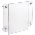 Acrylic Window Mount Sign Holder for 8-1/2 x 11 Signs  - Image 1