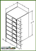 Single-Width Vault Interior Unit with 6 Teller Lockers - Image 2