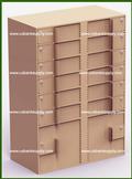 Double-Width Vault Interior Unit with 12 Teller Lockers and 2 Coin Cabinets - Image 1