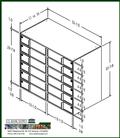 Double-Width Vault Interior Unit with 12 Teller Lockers - Image 2