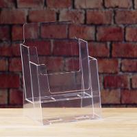 2-Tiered Literature Holder Pockets for Digest-Sized Brochures