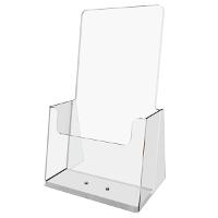 Clear One-Pocket Literature Holder for 4