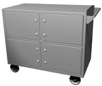 Inner Vault Truck with 4 Oversize Lockers, Dual Custody Lock