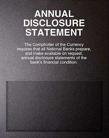 Annual Disclosure Statement - Magnetic Signs - Main Image