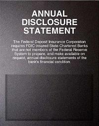 Annual Disclosure Statement