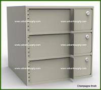Single-Width Vault Interior Unit with 3 Teller Lockers - Main Image