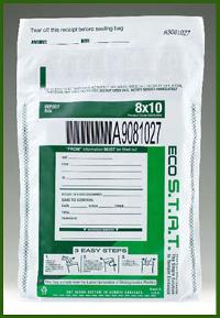 US Green ECO STAT  Tamper-Evident High Security Deposit Bags -- White - Main Image