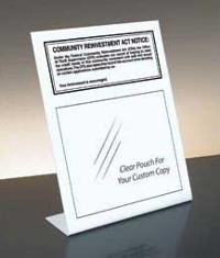 Community Reinvestment Act Mandatory Sign: Savings and Loans