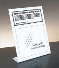 Community Reinvestment Act Mandatory Countertop Sign 