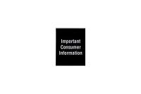 Important Consumer Information Space Filler Wall Sign -- Acrylic 11x14 - Main Image