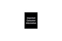 Important Consumer Information Space Filler Wall Sign -- Acrylic 11x14 - Main Image