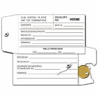 Permanent Lock Vault Key Envelopes 