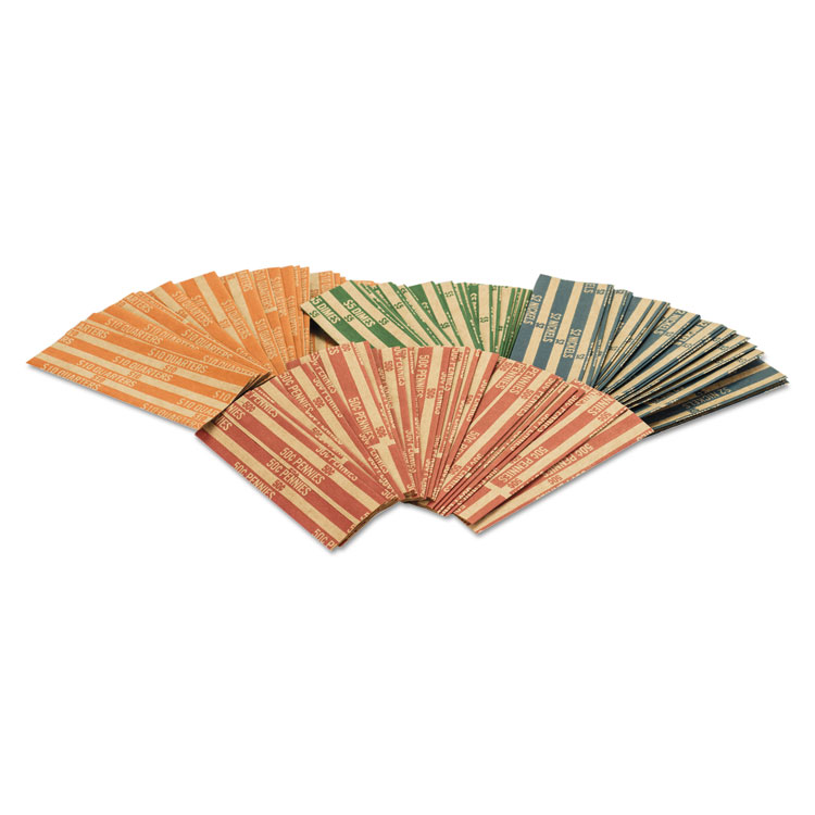 Coin Wrappers - Striped -- Pack of 1,000 wrappers - Main Image