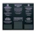 Metal Frame for Six 11 x 14 Magnetic Mandatory Signs