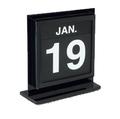 Economy Perpetual Counter Top Calendar -- Single Sided - Main Image