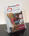 Economy Clear Acrylic 1-Pocket Literature Display for 8-1/2