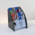 Acrylic 6-Pocket, 3-Tiered Literature Holder for 4