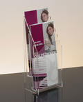 Two-Pocket, Two-Tiered Literature Holder for 4