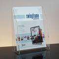 Clear Acrylic 1-Pocket Literature Holder for 4