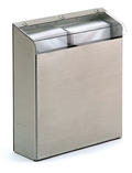 Two-pocket metal forms dispenser can be used both indoors and outdoors.