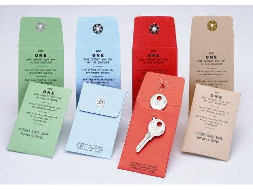 Snap Lock Vault Key Envelopes -- Box of 250 - Main Image