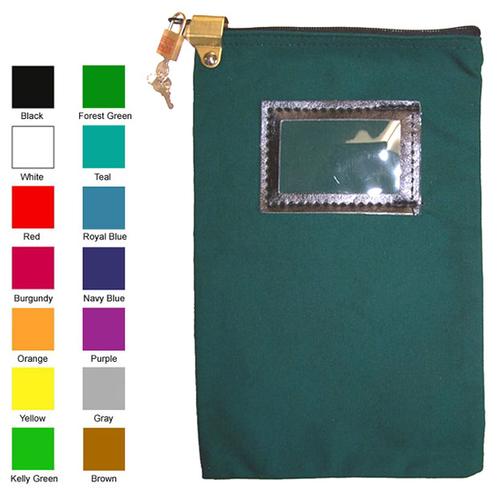Laminated Nylon Zipper Hood Cash Bags  - Main Image