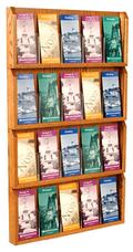 Wall Mounted Brochure Holder - 20 Pocket 