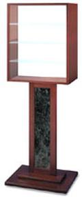 Free- Standing Display - Finished Wood with Marble Inlay