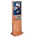 Two-Sided, Floor-Standing Convex Poster or Graphics Display