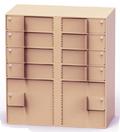 8 Teller Lockers & 2 Coin Cabinets Vault Interior Unit