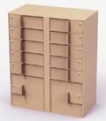 Interior Vault,10 Teller Lockers, 2 Coin Cabinets: Cash Storage