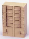Double-Width Vault Interior Unit with 12 Teller Lockers and 2 Coin Cabinets - Main Image
