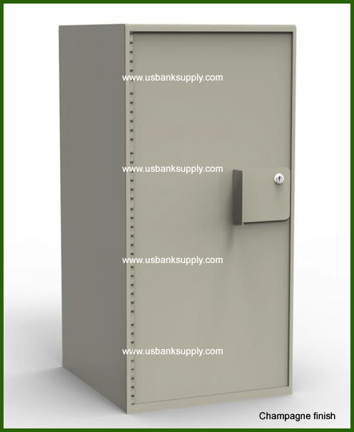 Single-Width Vault Interior Unit  with 1 Tall Storage Cabinet - Main Image